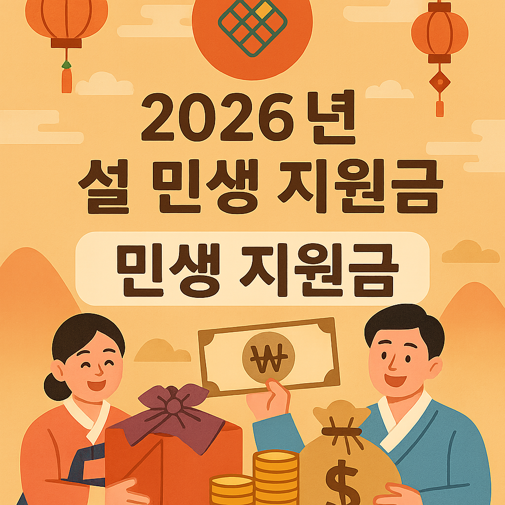 2026년 설 민생 지원금