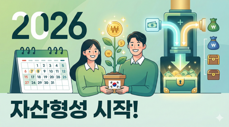 2026 자산형성지원사업 신청 가이드: 희망저축계좌·청년내일저축계좌 핵심 정리
