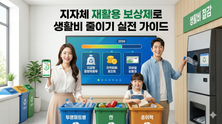 지자체 재활용 보상제 1000% 완전정리: 생활비 아끼는 분리배출 루틴