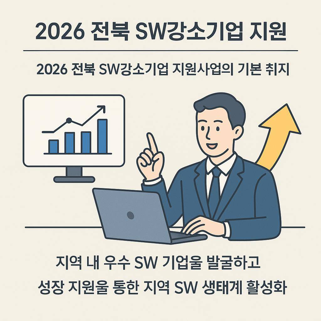 2026 전북 SW강소기업 지원 2026 전북 SW강소기업 지원사업의 기본 취지