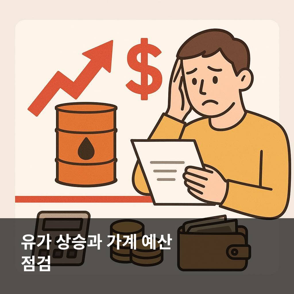 중동 리스크 유가 전망에 따른 주유비와 생활비 예산 점검 이미지