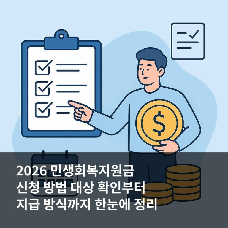 2026 민생회복지원금 신청 방법