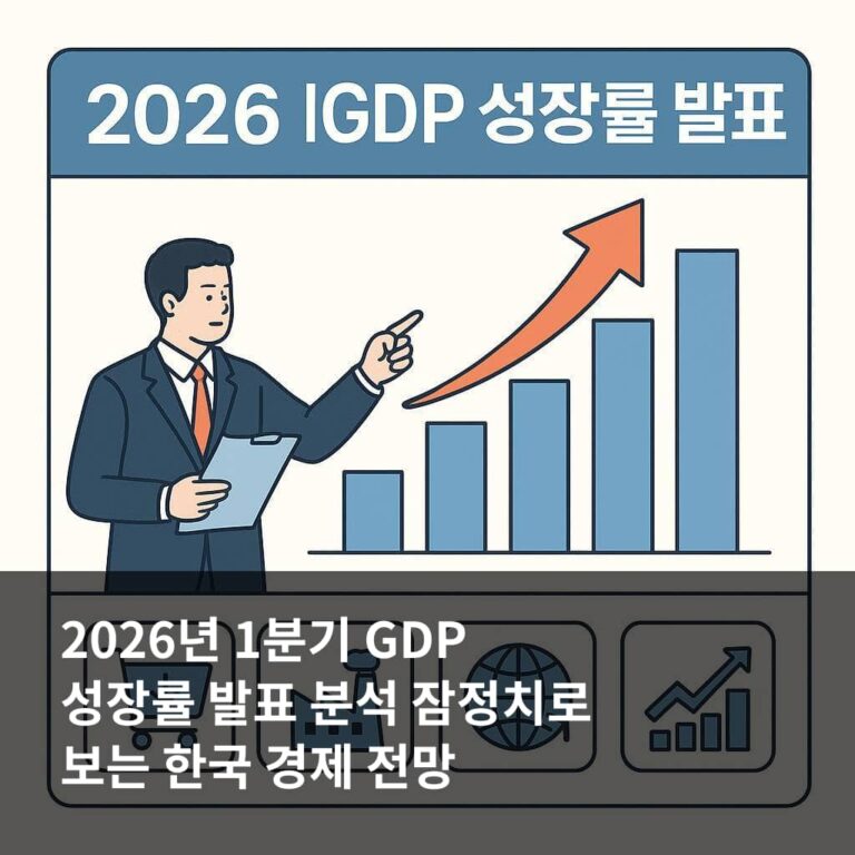 2026년 1분기 GDP 성장률 발표 분석