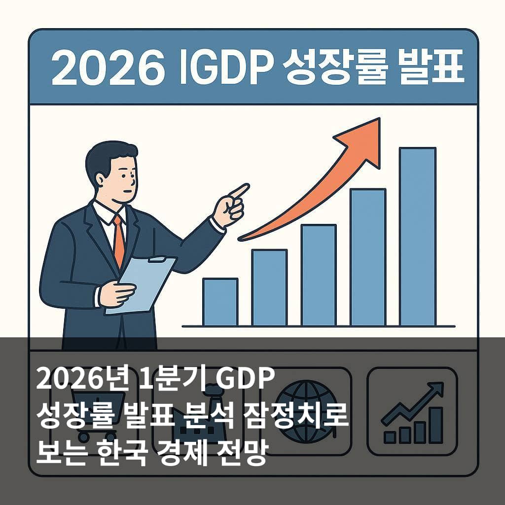 2026년 1분기 GDP 성장률 발표 분석