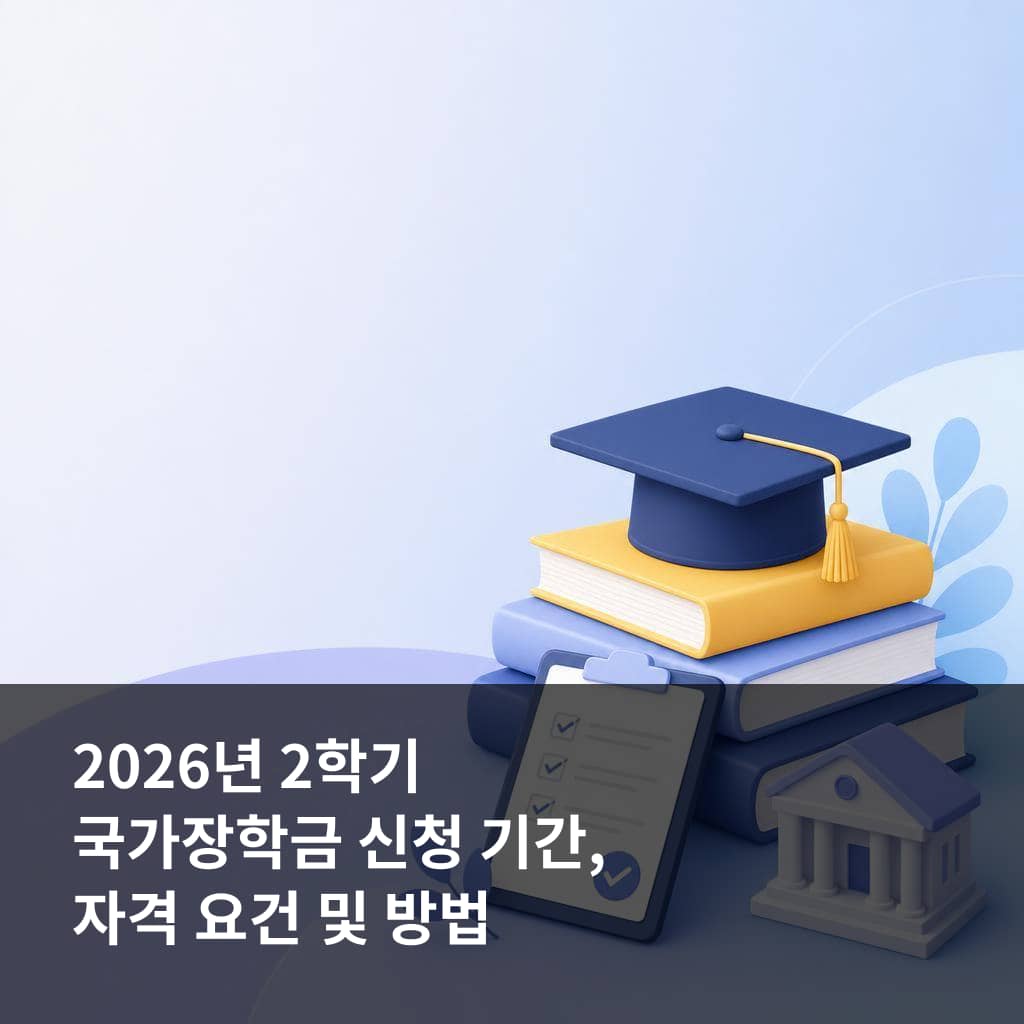 2026년 2학기 국가장학금 신청