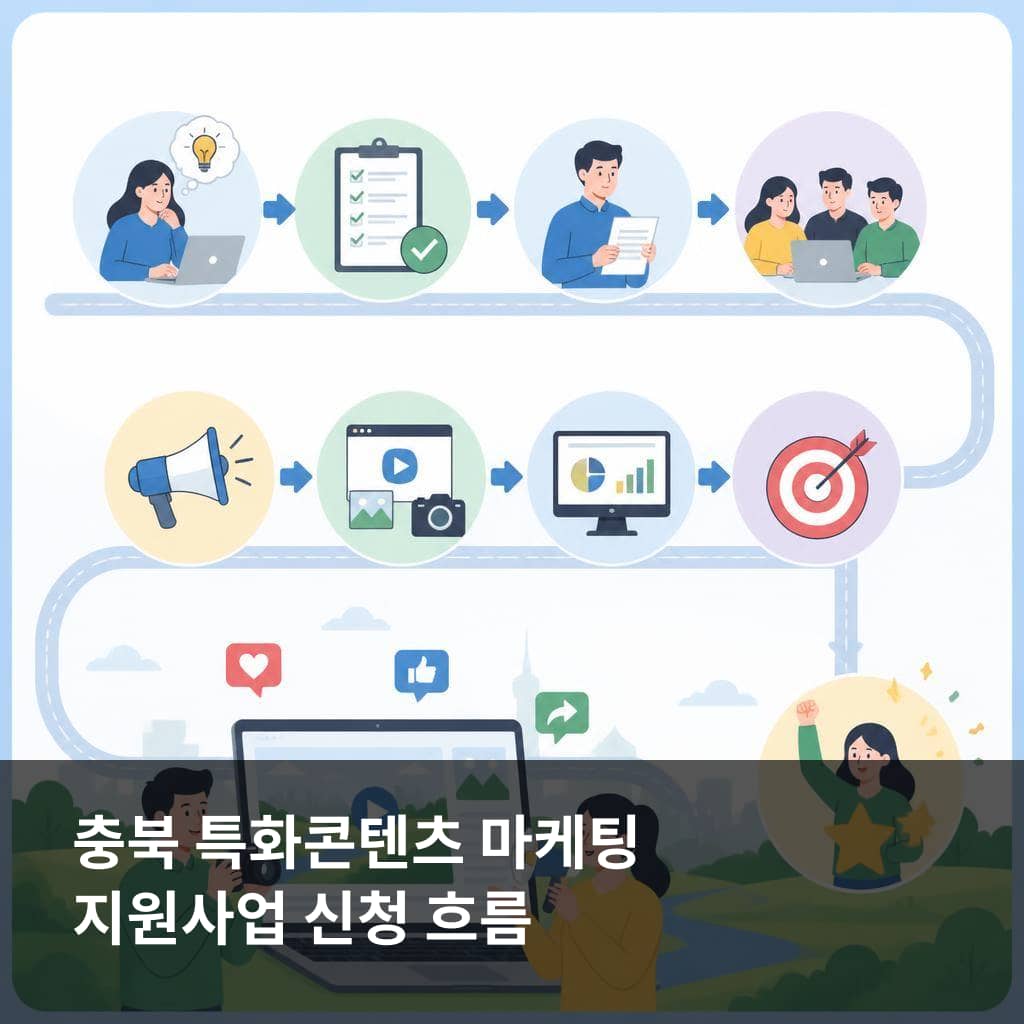 특화콘텐츠 마케팅 지원사업 신청 기간과 공식 공고 확인 흐름