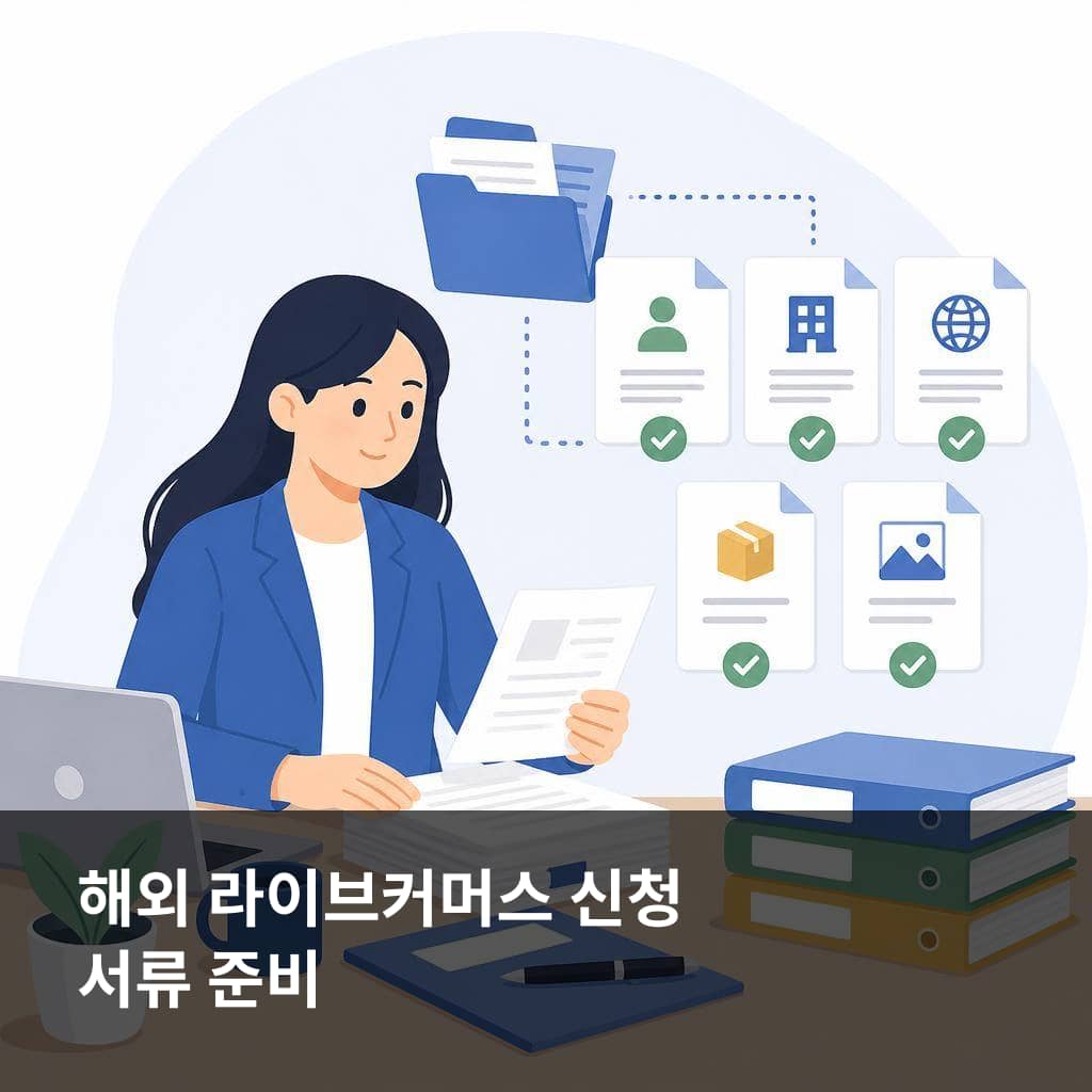 강릉시 2026년 2차 중소기업 해외 라이브커머스 지원사업 신청 서류 준비 항목