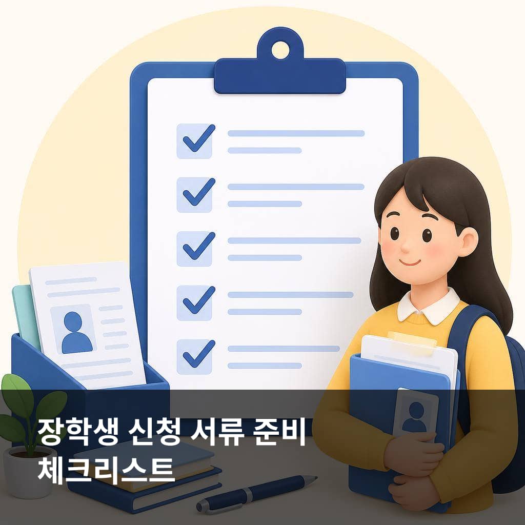 쌍용곰두리장학생 지원신청 서류 준비와 제출 전 체크리스트