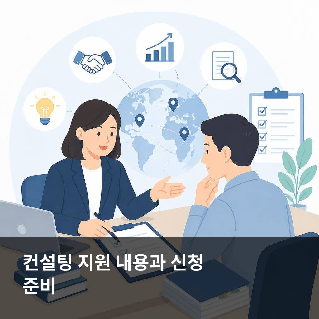 중소기업 기술거래 기반조성사업 글로벌 진출기업 역량강화 지원사업 컨설팅·세미나 지원 내용과 서류 준비 흐름