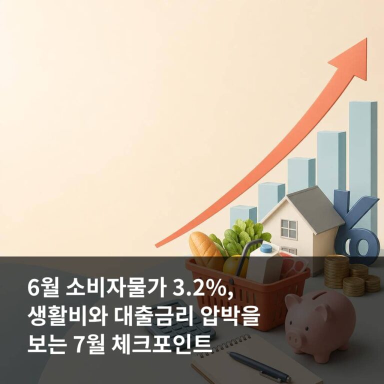 6월 소비자물가 3.2%