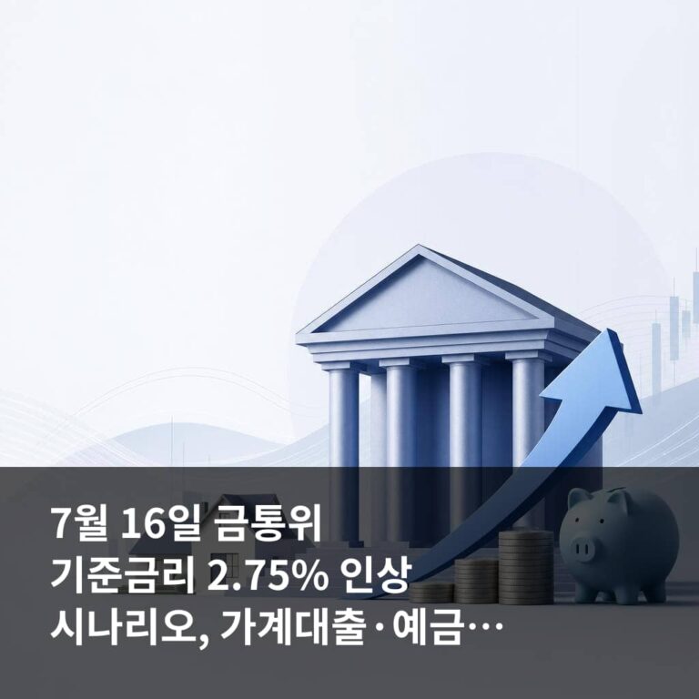 7월 16일 금통위 기준금리