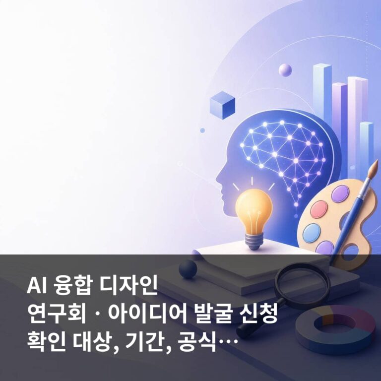 AI 융합 디자인 연구회ㆍ아이디어 발굴