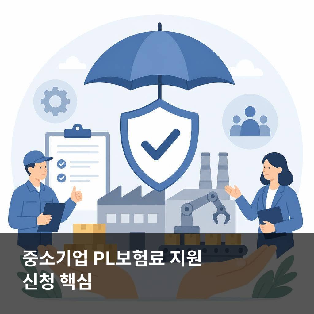 중소기업 제조물책임 보험료 지원사업 신청기간과 대상 확인 흐름
