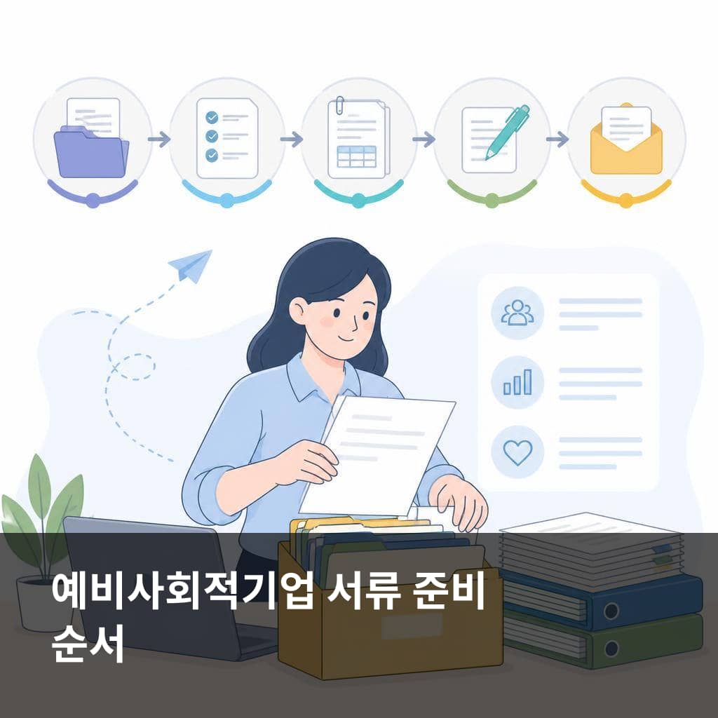 2차 예비사회적기업 지정계획 공고 서류 준비와 공식 접수 경로