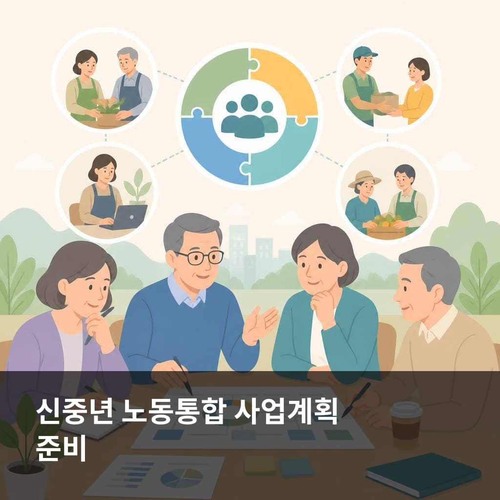 신중년 사회연대경제 노동통합 모델 구축사업 사업계획과 서류 준비
