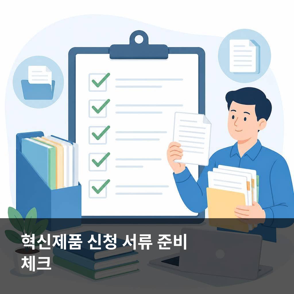 하반기 지식재산처 우수특허기반 혁신제품 서류 준비 체크