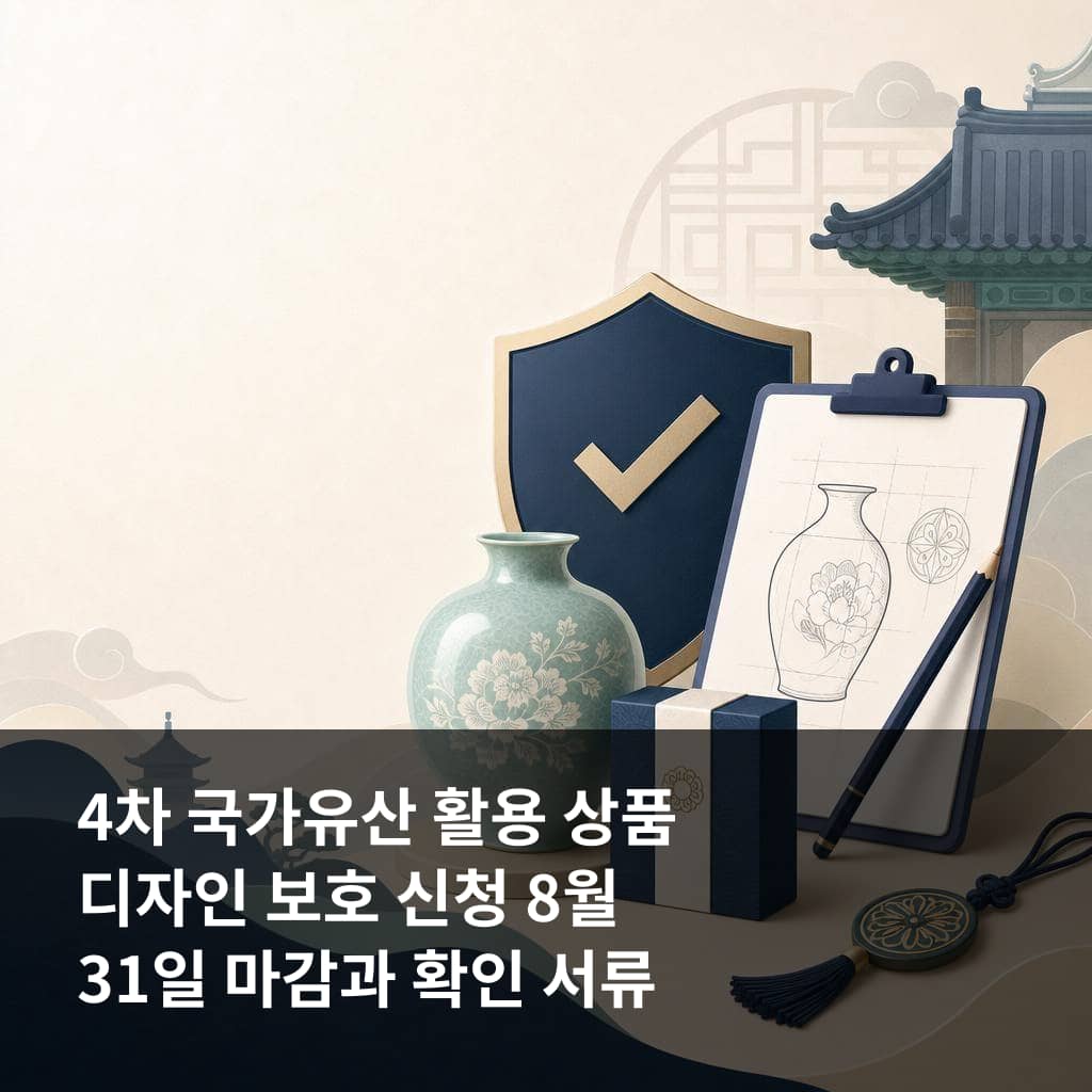 4차 국가유산 활용 상품 디자인 보호