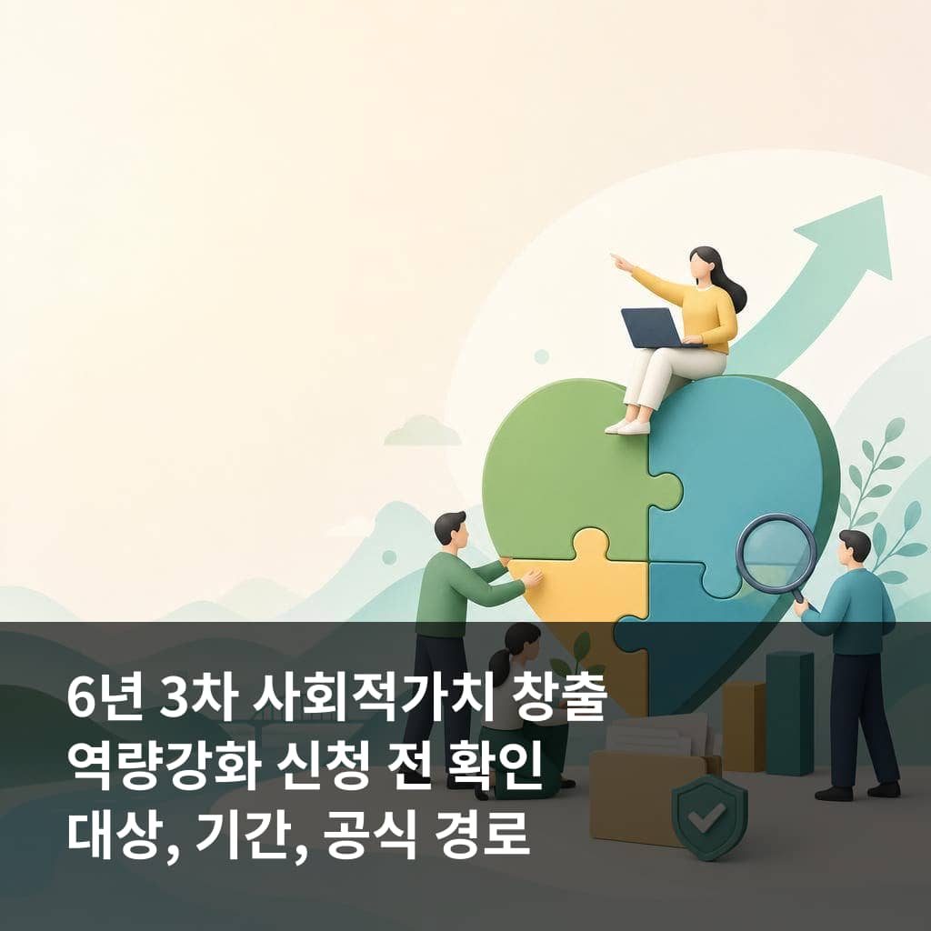 6년 3차 사회적가치 창출 역량강화