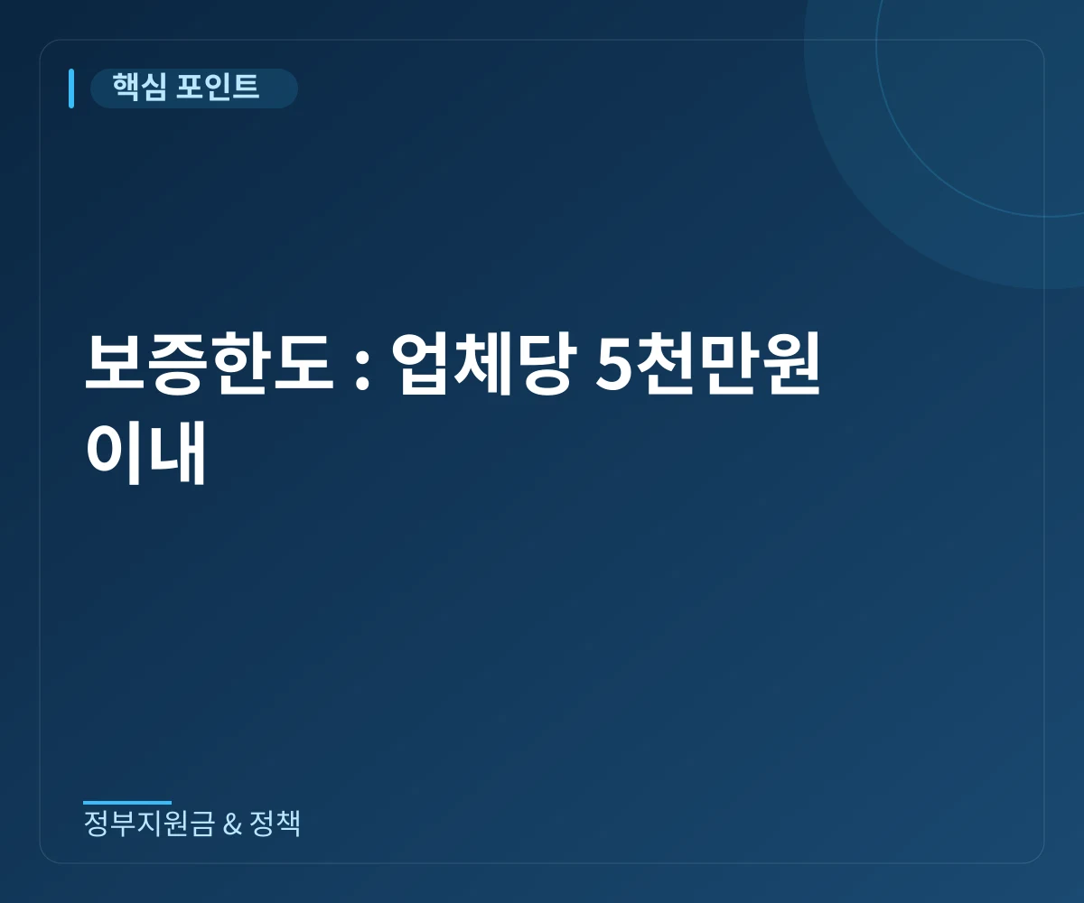 평택시 청년창업 특례보증의 업체당 보증한도 안내